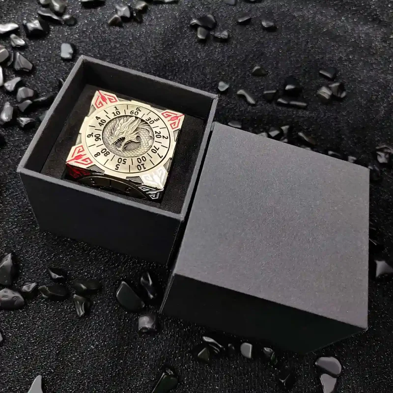 Arcane Relic: 7-in-1 Metal Spinner Dice - Unique Dice Cube Dice