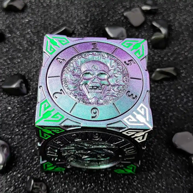 Arcane Relic: 7-in-1 Metal Spinner Dice - Unique Dice Cube Dice
