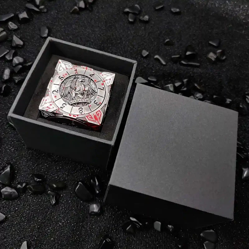 Arcane Relic: 7-in-1 Metal Spinner Dice - Unique Dice Cube Dice