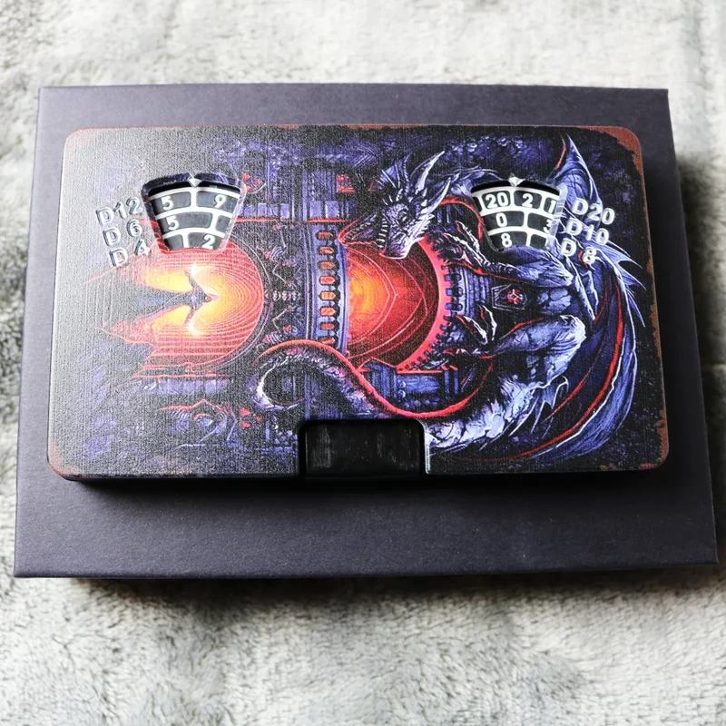 Dragon's Arcana: Rotating Unique DnD Dice Box - Unique Dice