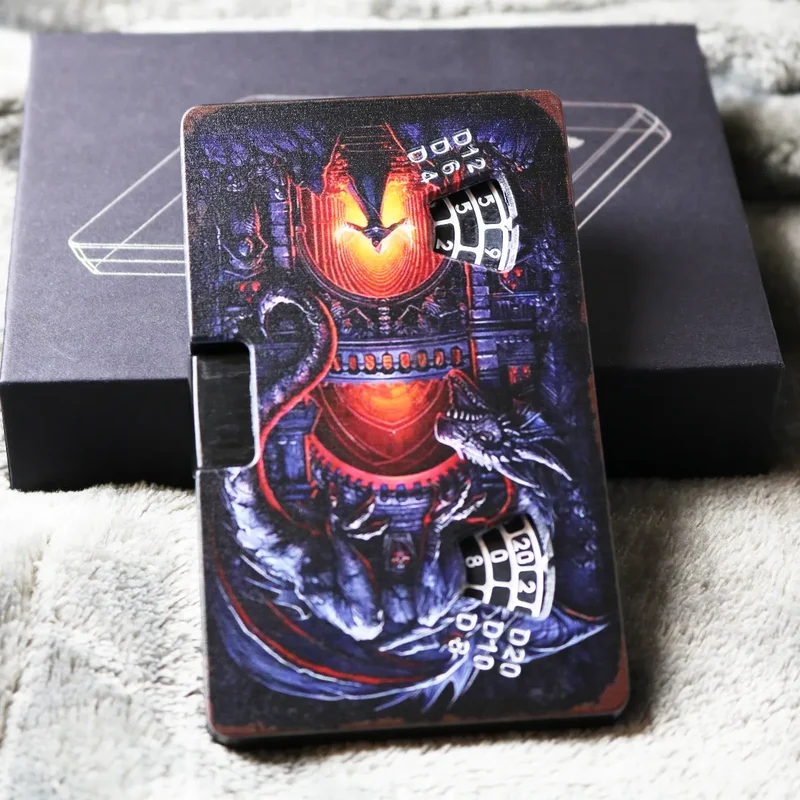 Dragon's Arcana: Rotating Unique DnD Dice Box - Unique Dice