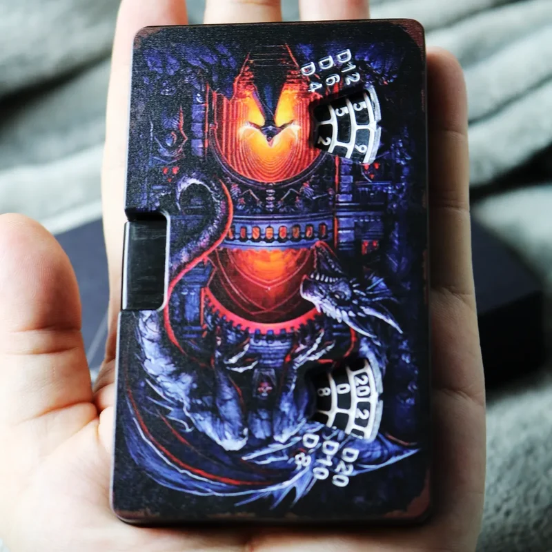 Dragon's Arcana: Rotating Unique DnD Dice Box - Unique Dice