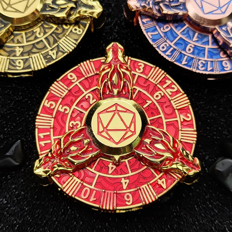 Draconic Rune Spinner Dice Spin and Roll SpinRoller Fidget Spinner Dice