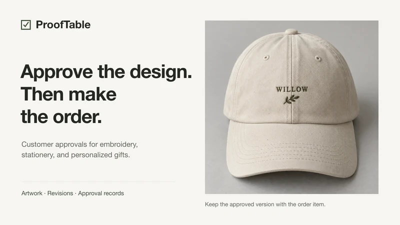ProofTable: Design Approvals