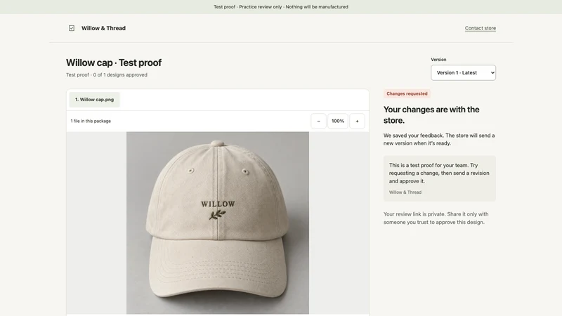 ProofTable: Design Approvals
