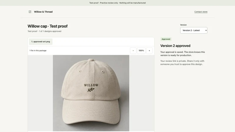 ProofTable: Design Approvals