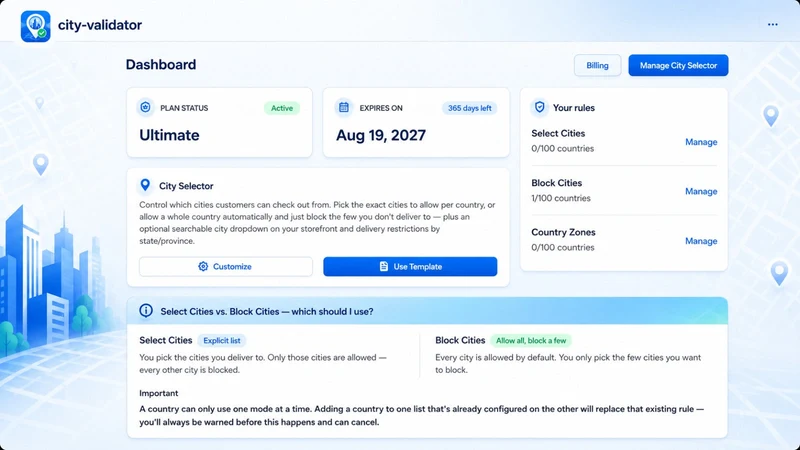 Smart City Blocker