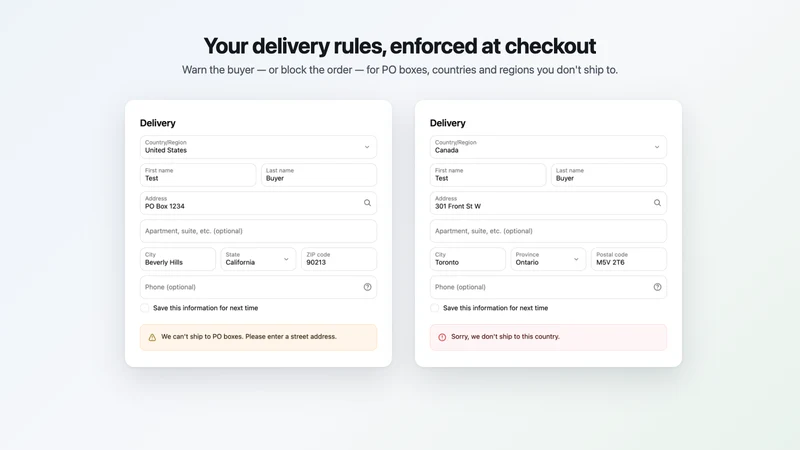 Armor Address Validation