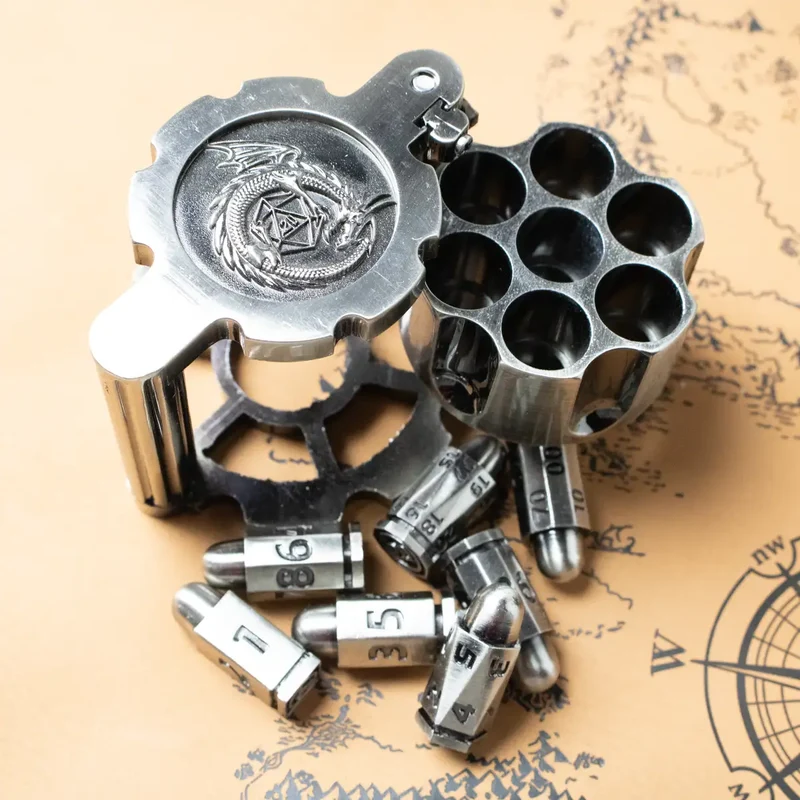 Revolver Dice Set - Bullet Edition