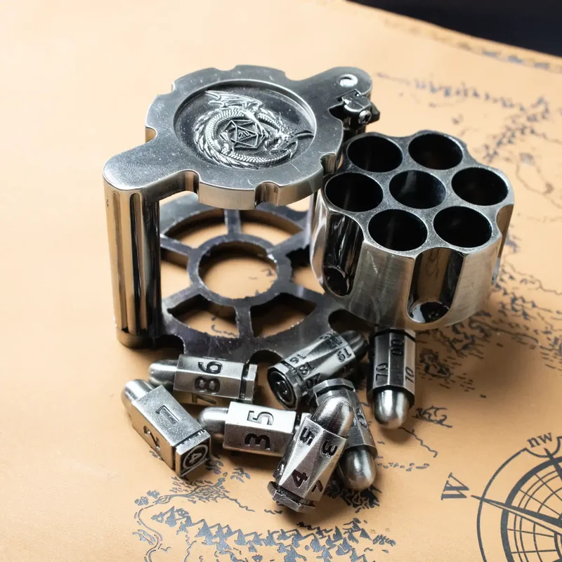 Revolver Dice Set - Bullet Edition