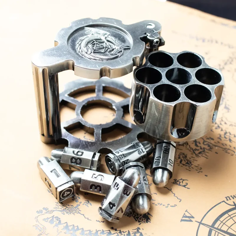 Revolver Dice Set - Bullet Edition