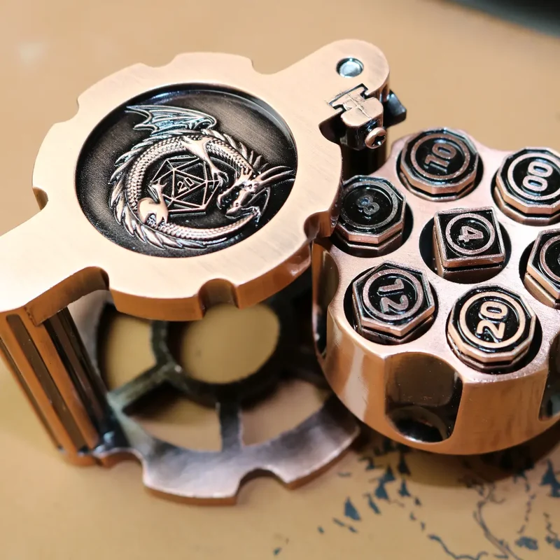 Revolver Dice Set - Bullet Edition
