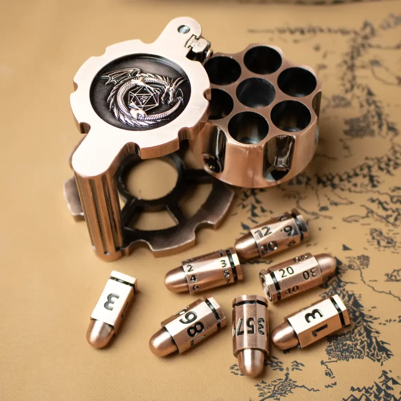 Revolver Dice Set - Bullet Edition