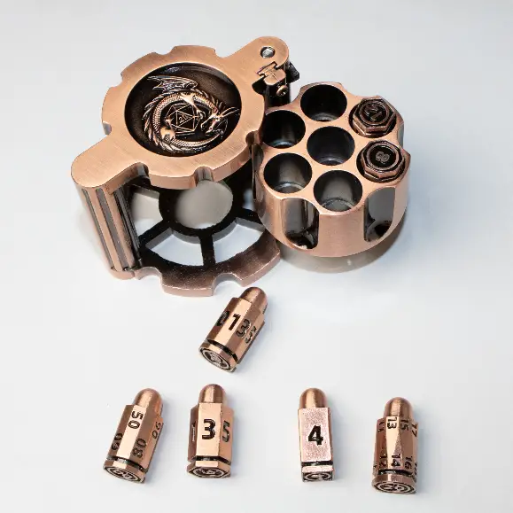 Revolver Dice Set - Bullet Edition