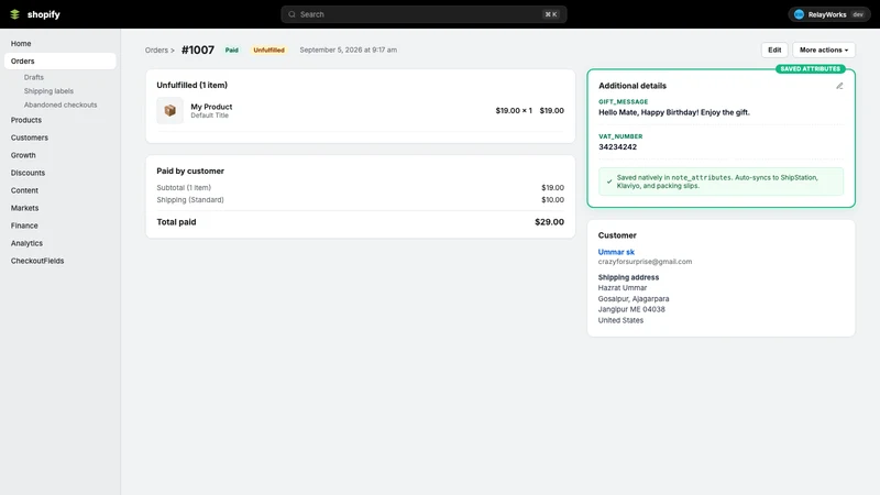 Fieldy: Custom Checkout Fields