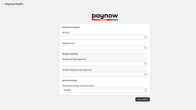 Paynow PayPo