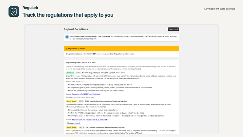 Regulark Compliance