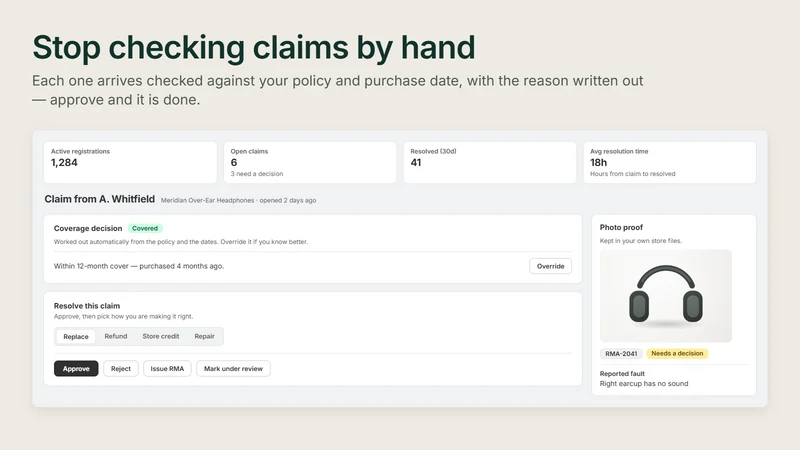 Warrify: Warranty & Claims