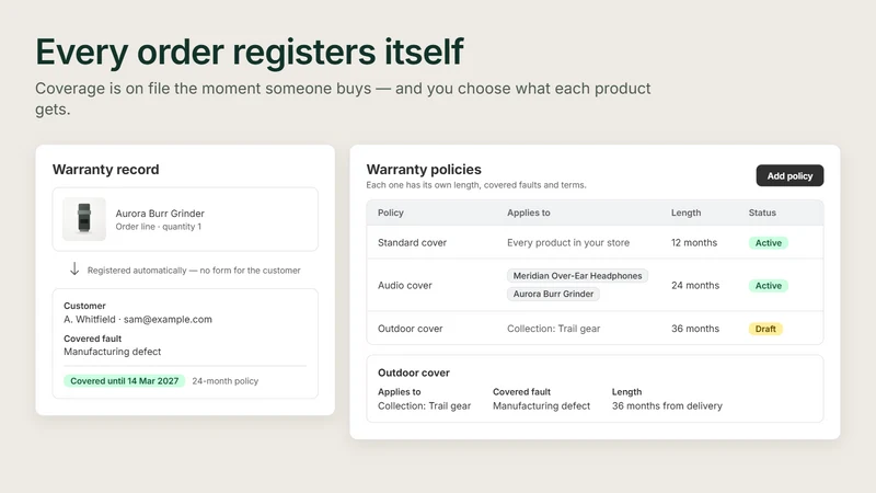 Warrify: Warranty & Claims