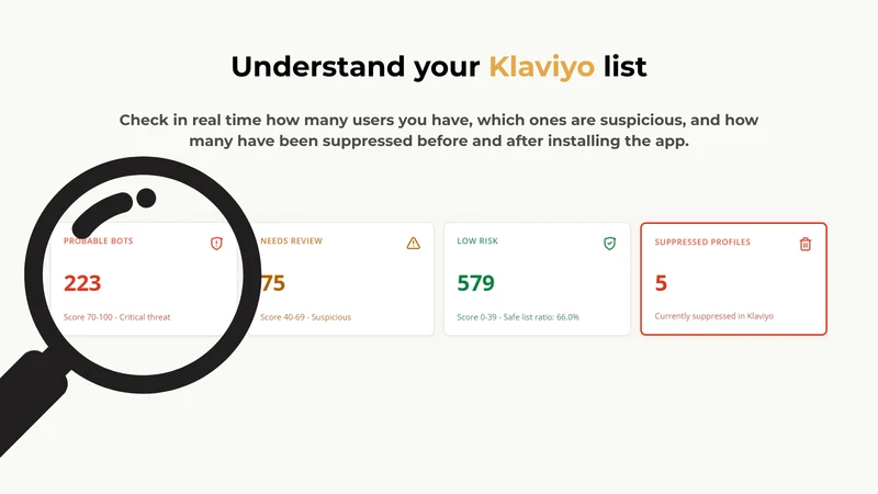 ShopiDeck: Klaviyo Bot Cleaner