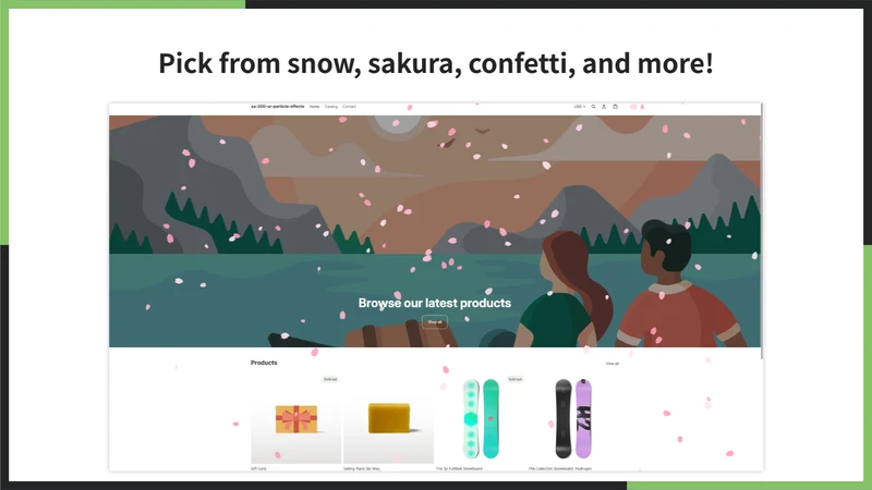 UR: Seasonal Confetti Effects
