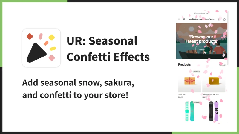 UR: Seasonal Confetti Effects