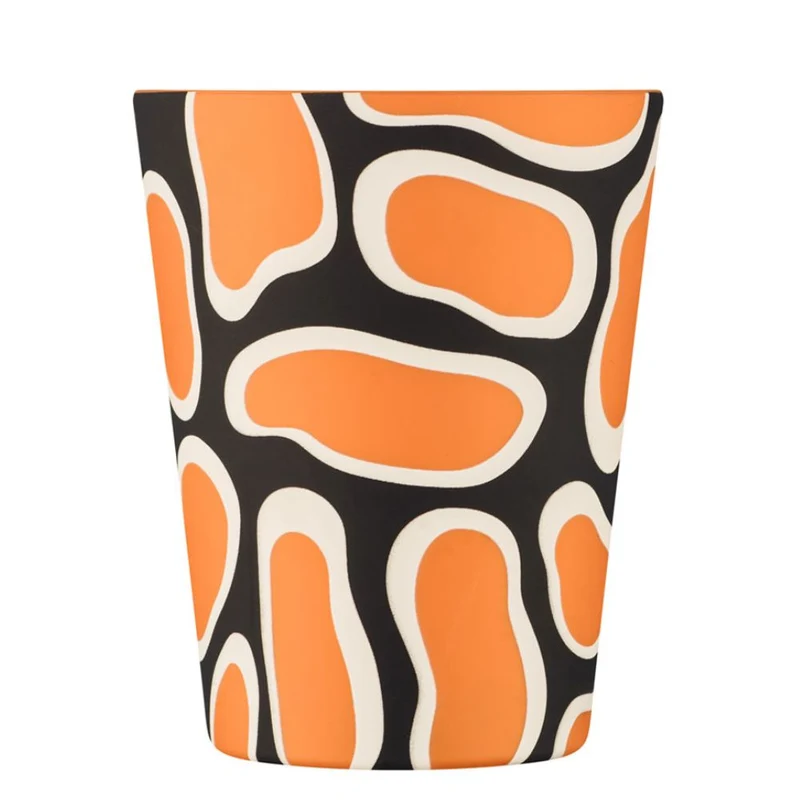 Vaso reutilizable naranja ecoffee