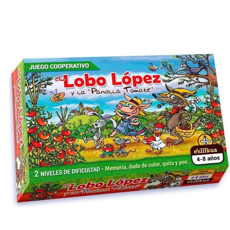 Juego El Lobo López y la pandilla tomate
