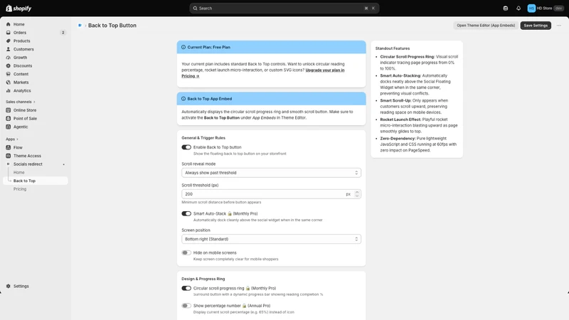 Socials Redirect