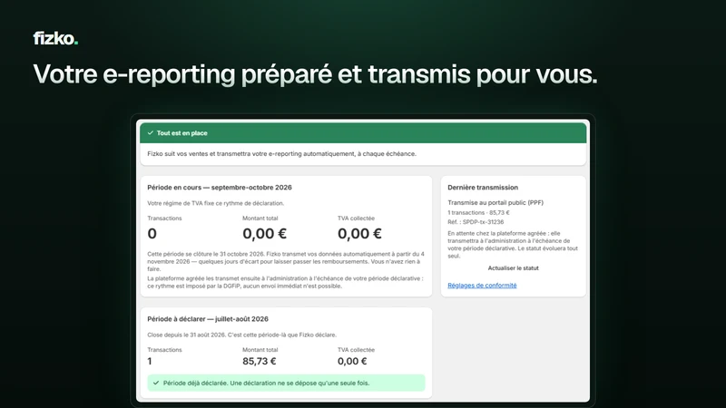 Fizko — E‑reporting