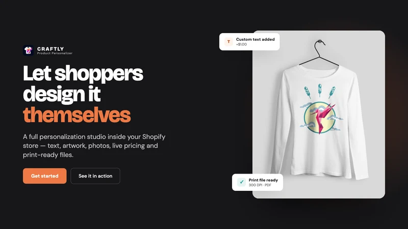 Craftly ‑ Product Personalizer