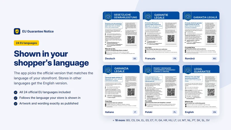 Garantio EU Guarantee Notice