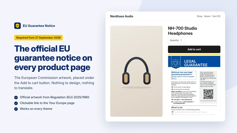 Garantio EU Guarantee Notice