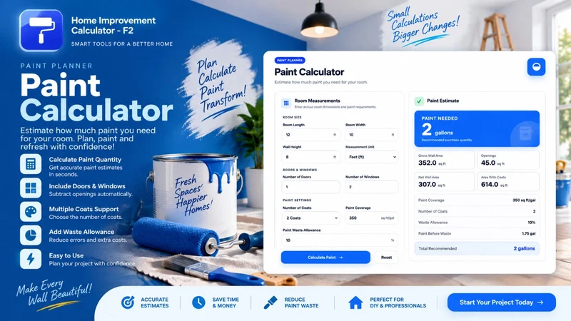 Home Improvement Calculator‑F2