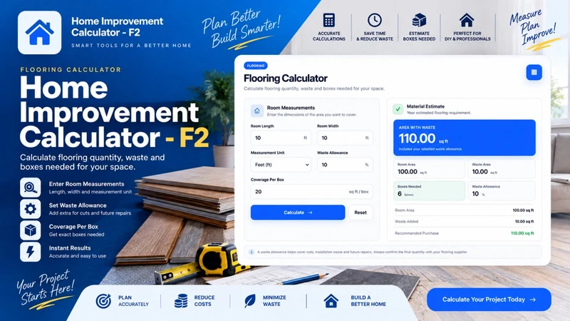 Home Improvement Calculator‑F2