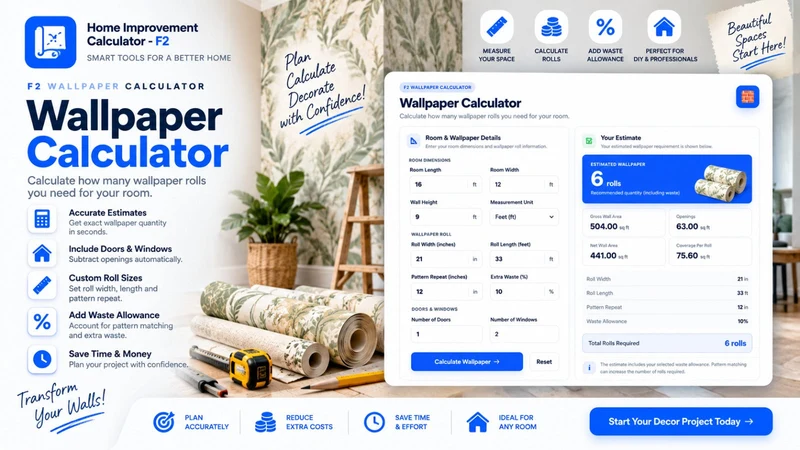 Home Improvement Calculator‑F2
