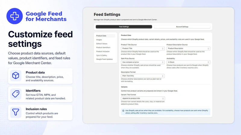 Google Feed for Merchants
