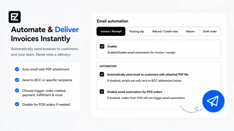 EZ Order Printer ‑ PDF Invoice