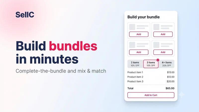 SellC:Bundles App & Upsells