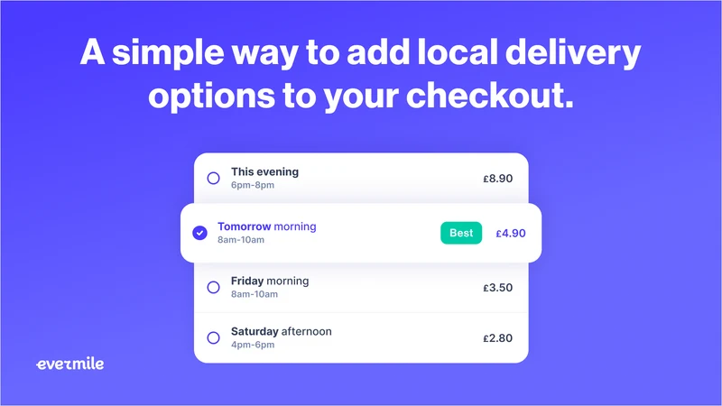 Evermile ‑ Local Delivery