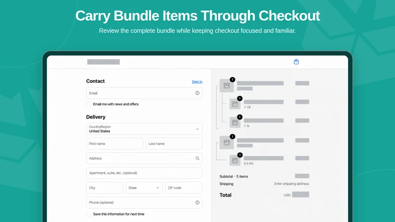 Nestio ‑ Bundle Add‑Ons