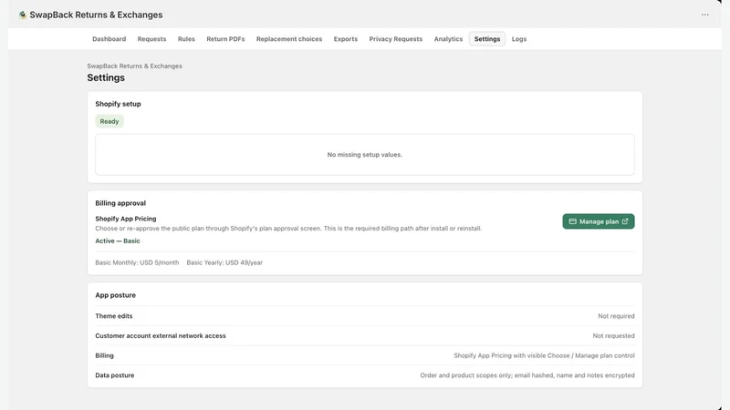 SwapBack Returns & Exchanges