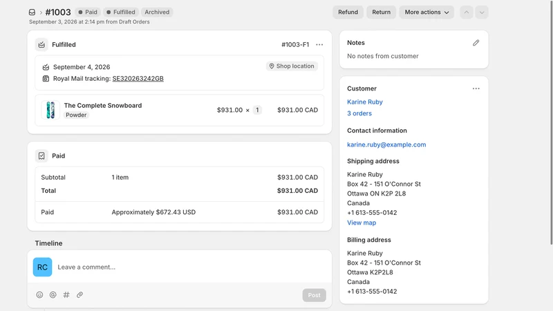 Postbag: Click & Drop Sync