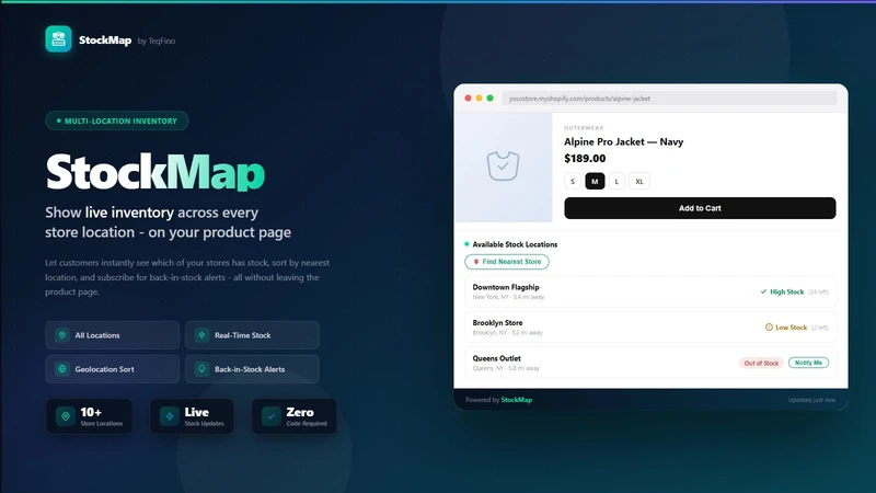 StockMap: Multi Location Stock