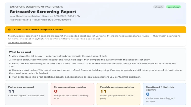 MatchAudit