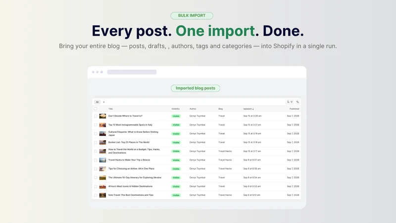 Magefan Blog Import