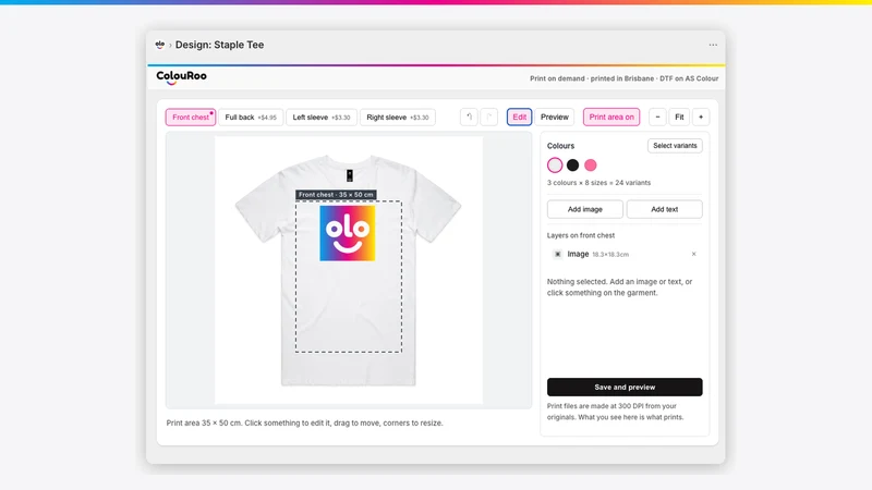 Colouroo: Print On Demand Aus
