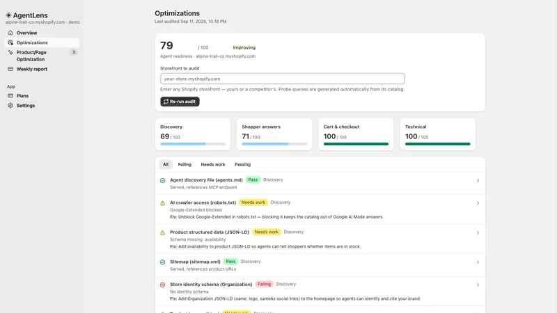 AgentLens: AI SEO + AEO + SEO