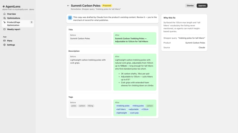 AgentLens: AI SEO + AEO + SEO
