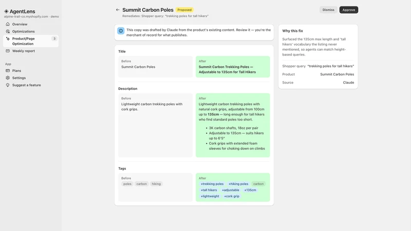 AgentLens: AI SEO + AEO + SEO